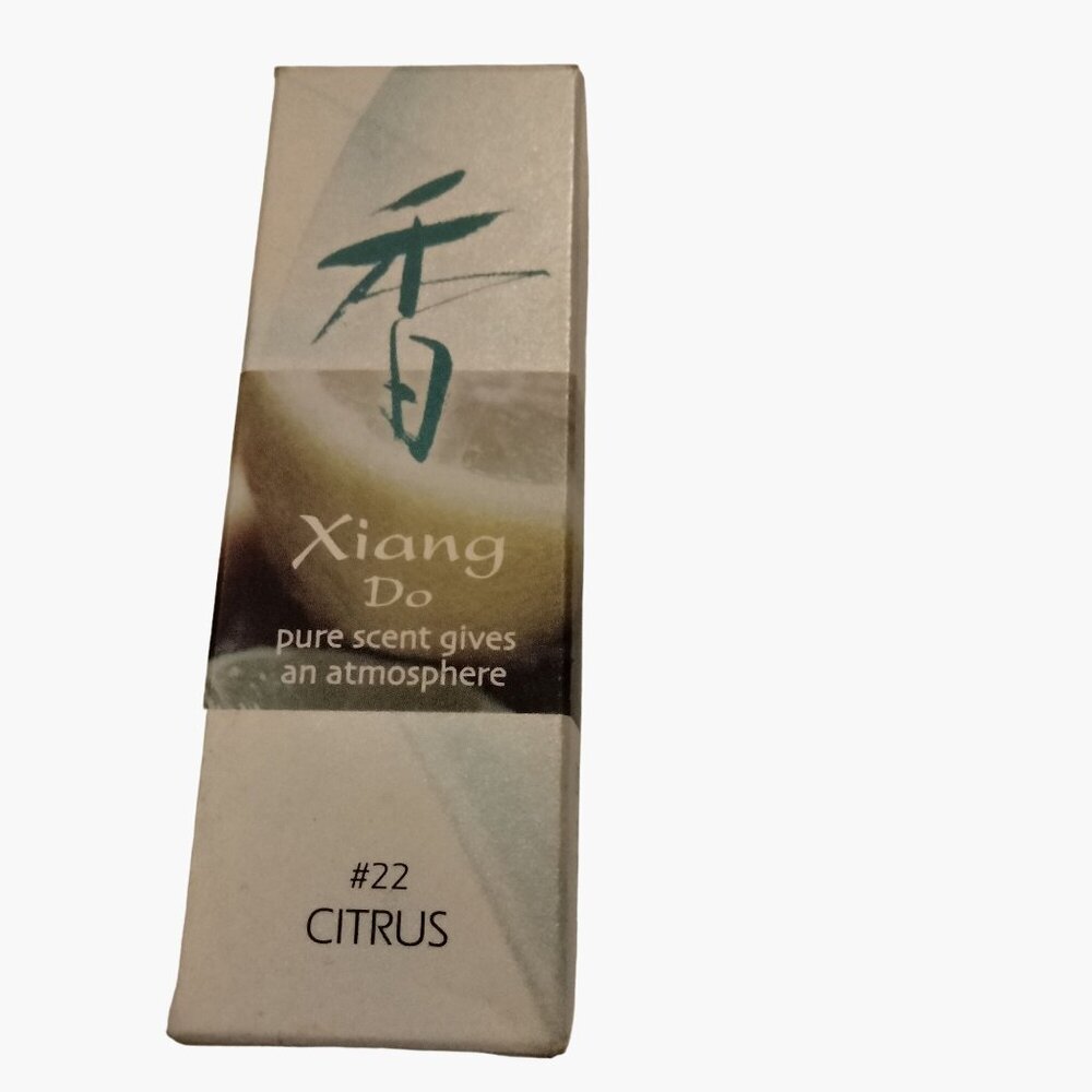 Xiang Do Citrus Incense Sticks With Holder  Shoyeido Incense Co 20 Pcs No 22